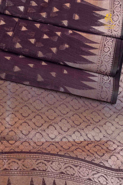 Aaranya  Dusky Plum Purple - Soft Sico
