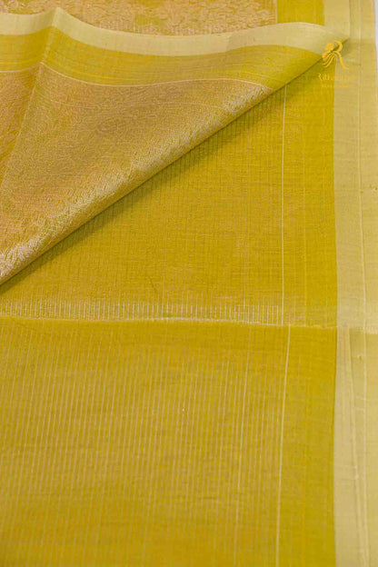 Aarambh Yellow -  Soft Sico Saree