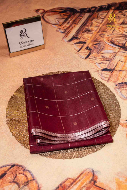 Neelaya  Wine Maroon - Soft Sico