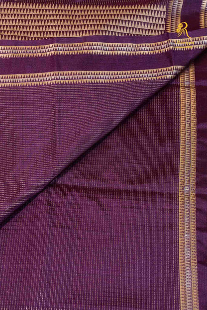 Rohini Royal Jamun Purple - Chettinad Silk