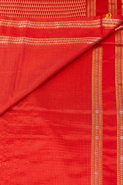 Rohini Vermilion Scarlet Red - Chettinad Silk