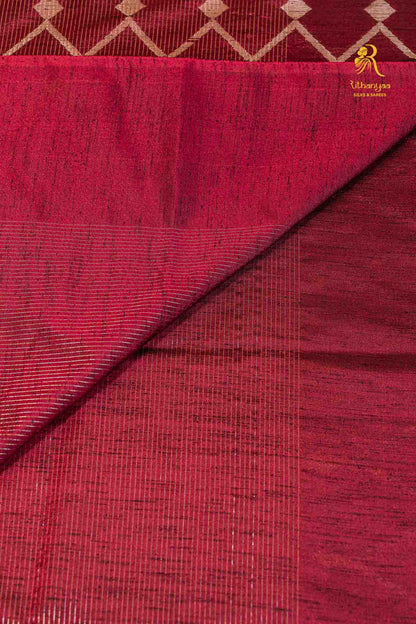 Charvi Maroon -  Chettinad Silk
