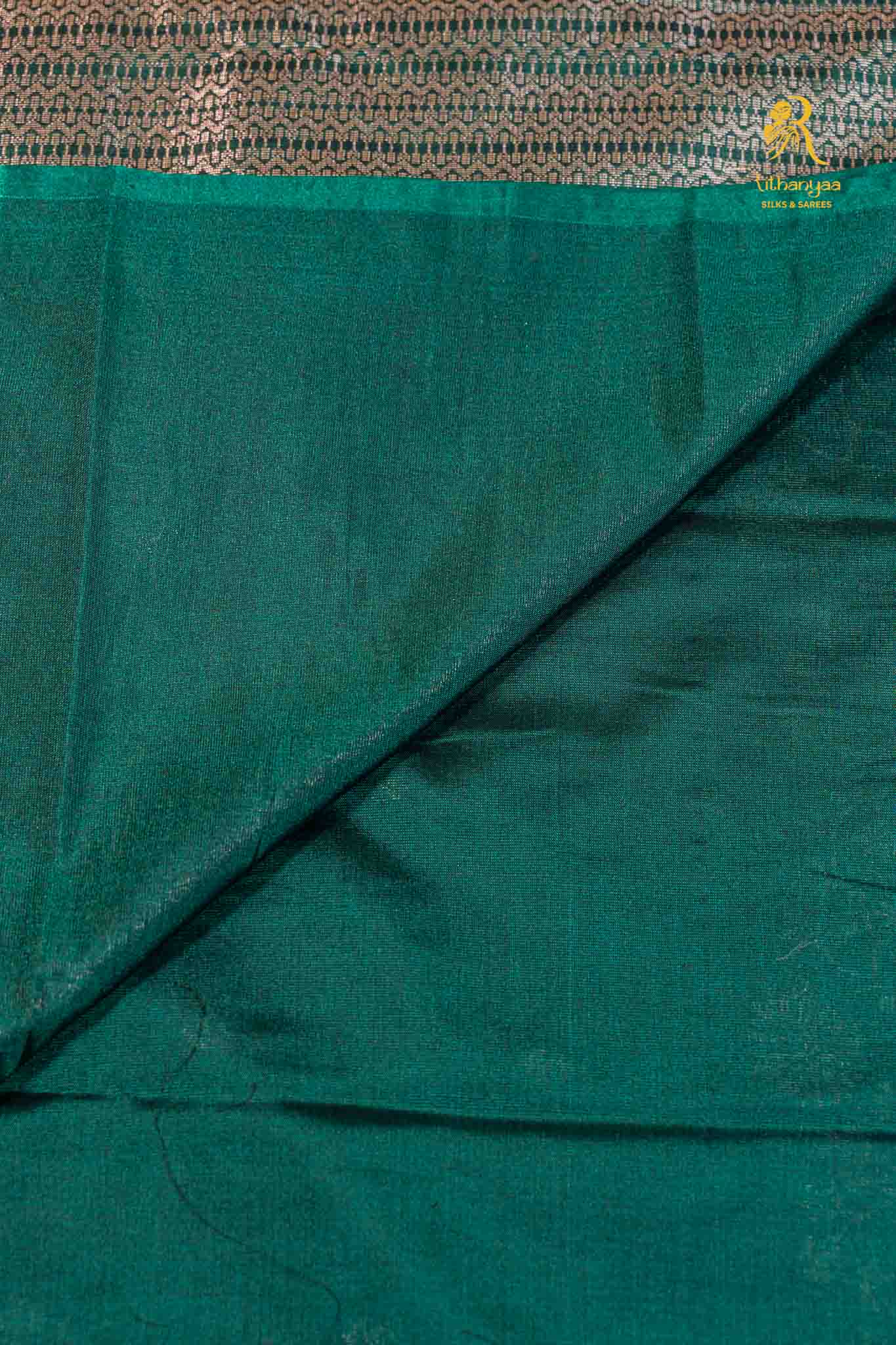 Tarini  Emerald Green - Chettinad Silk