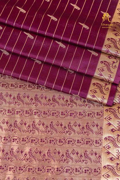 Dhara  Royal Purple - Chettinad Silk